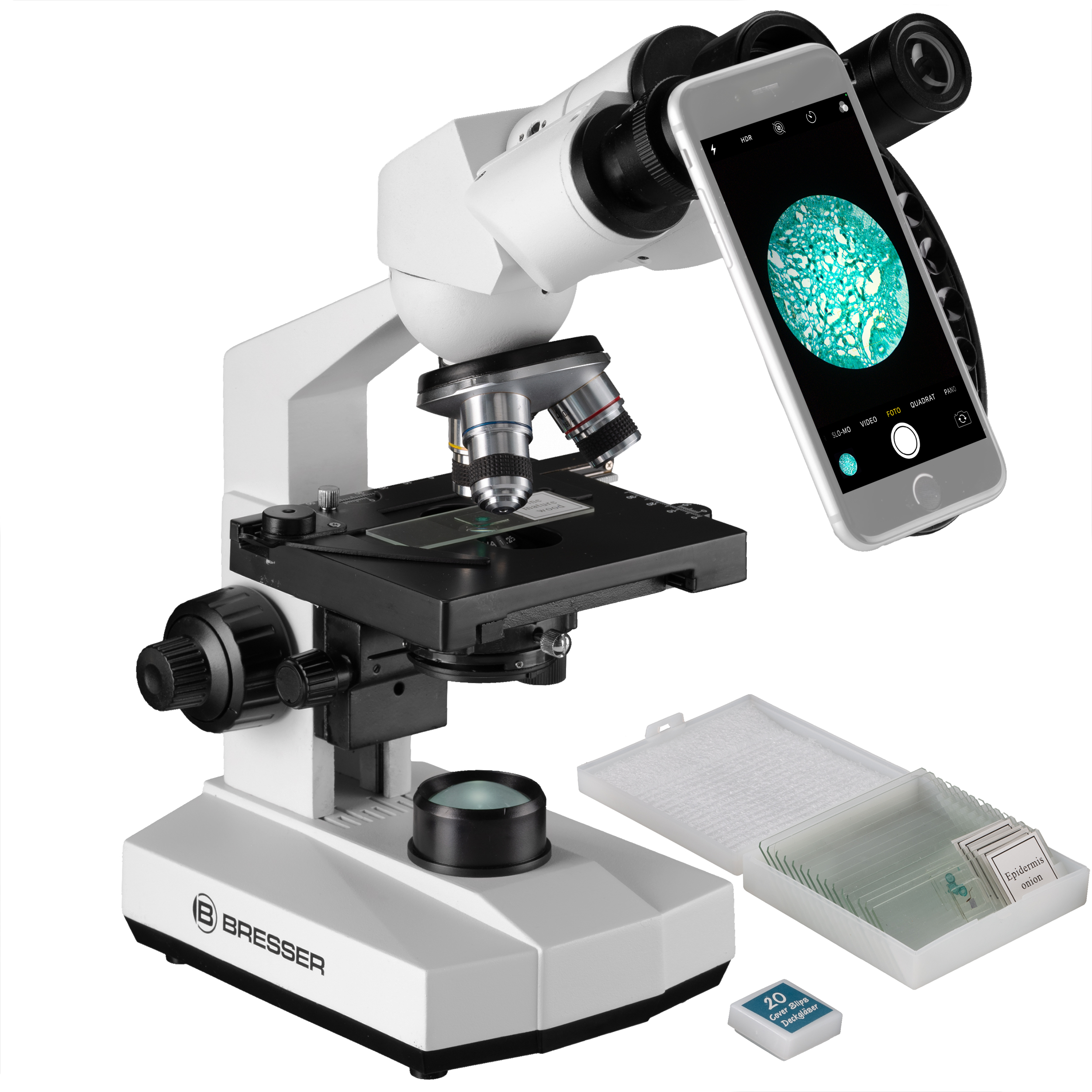Microscopio BRESSER Erudit Basic Bino 40x-400x (23)