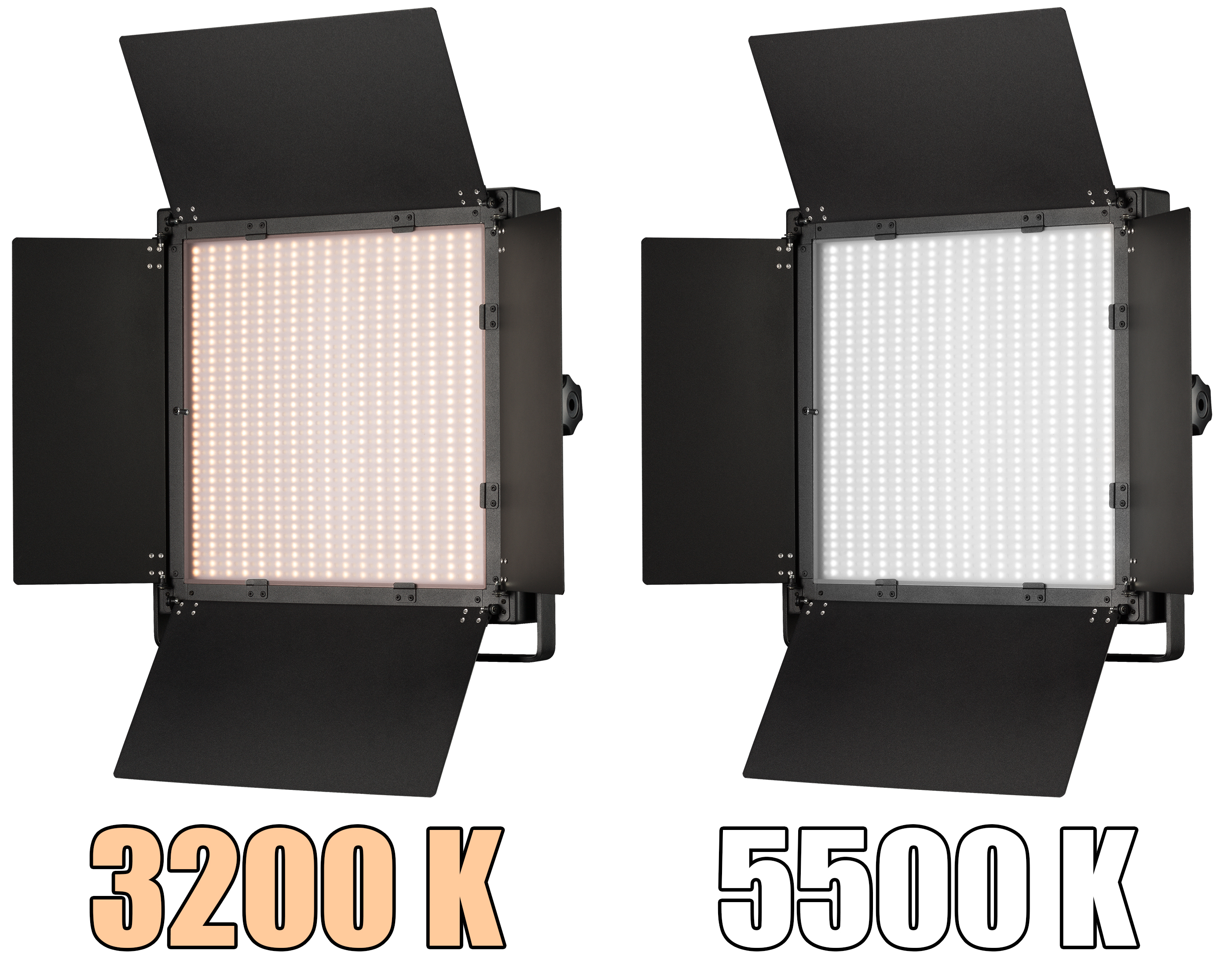 BRESSER LS-900A Lámpara de Estudio LED Bi-Color 54/8.860LUX 