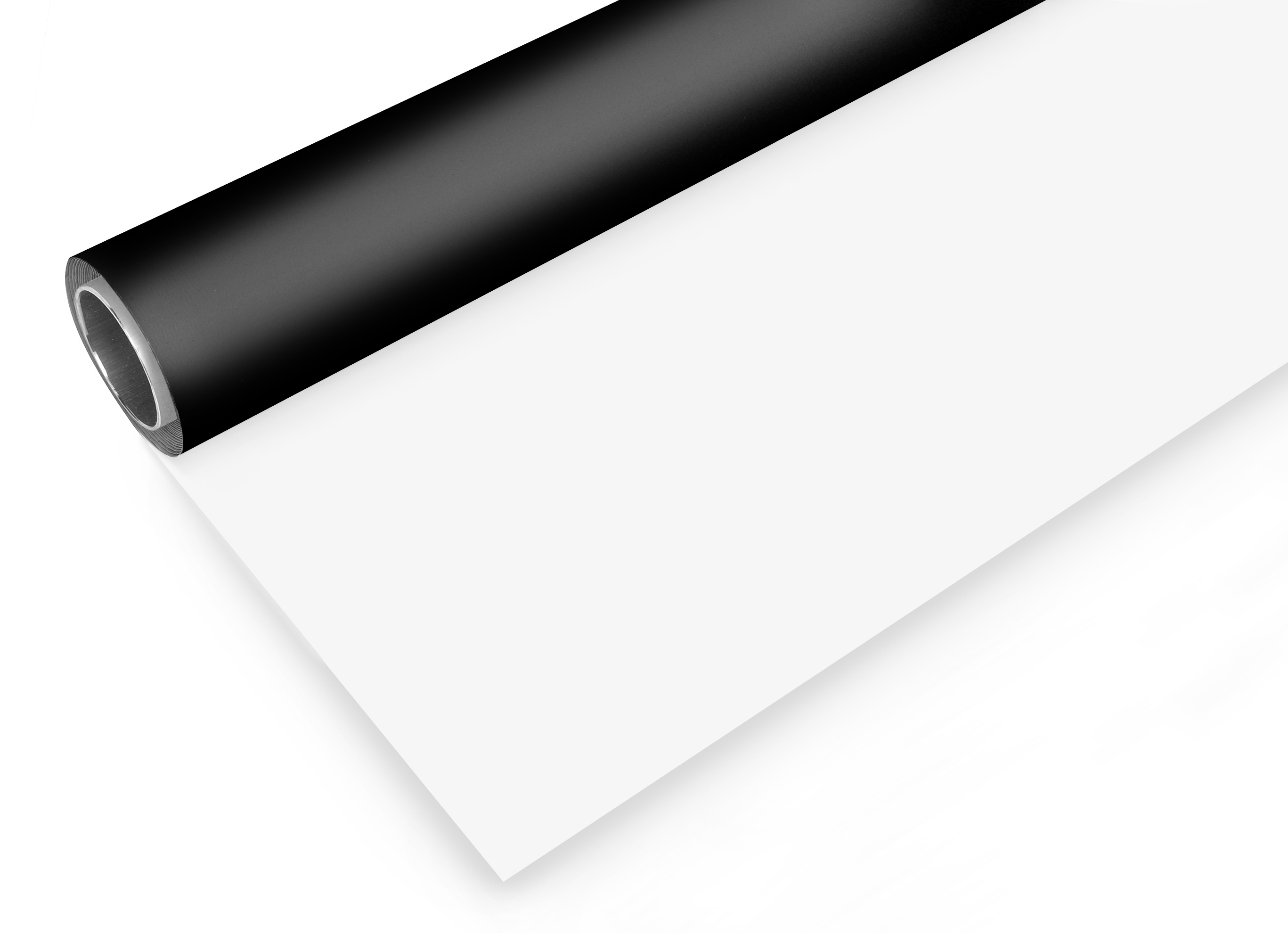 BRESSER Rollo de fondo de vinilo 2,72 x 6m Negro/Blanco