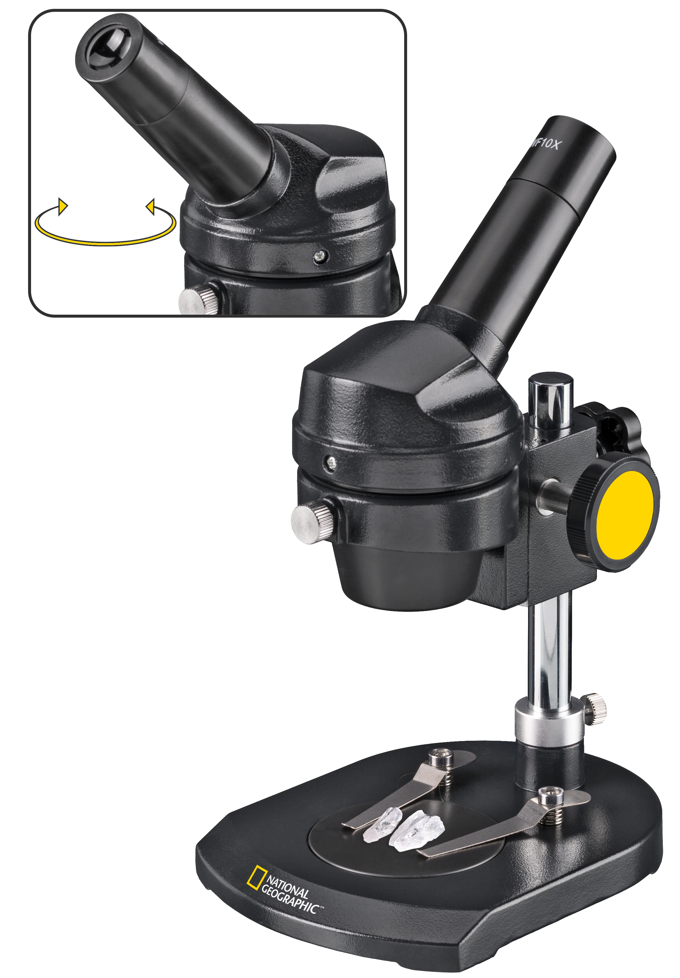Microscopio de luz incidente NATIONAL GEOGRAPHIC de 20x