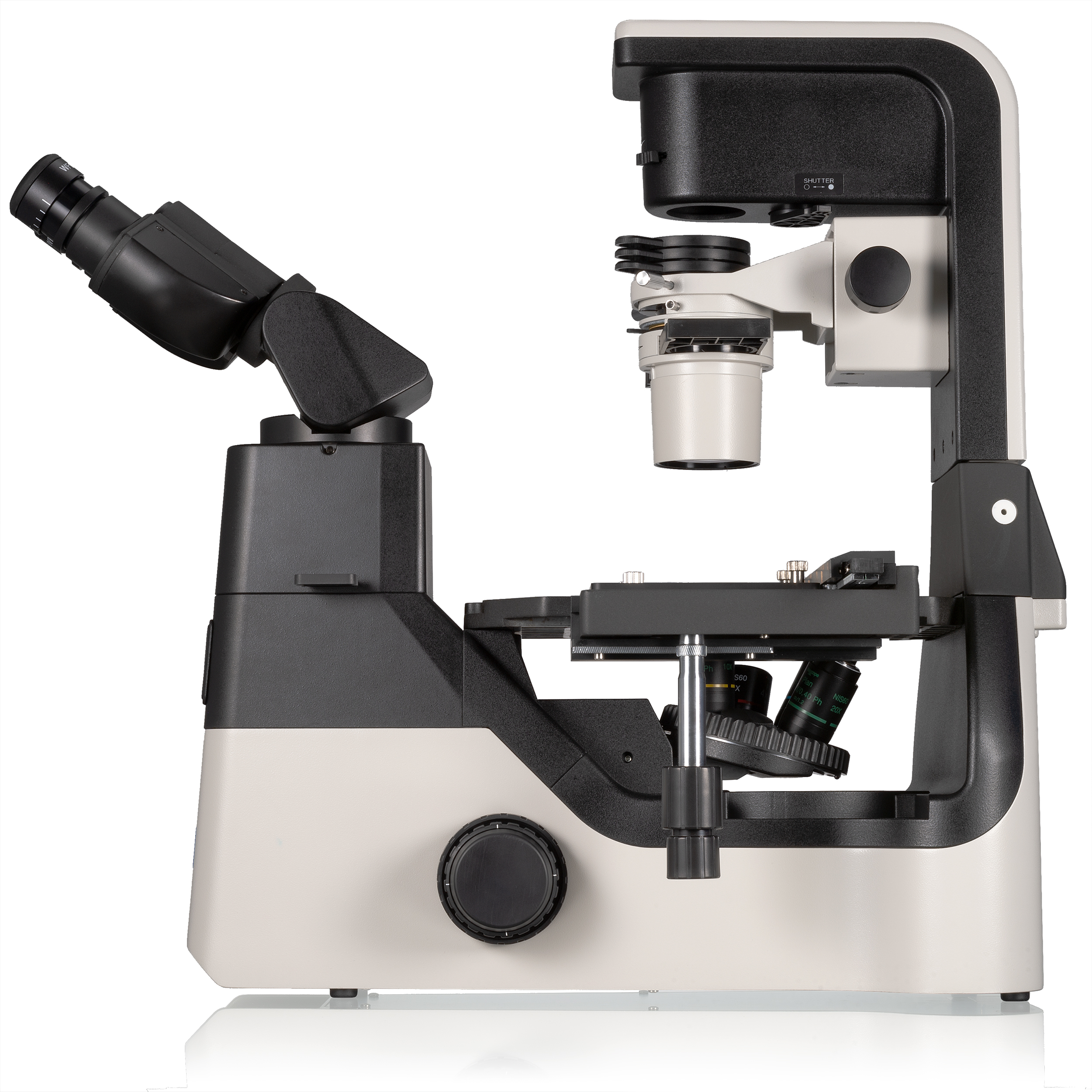 Nexcope NIB630 microscopio inverso de investigación con unidad de iluminación inclinable