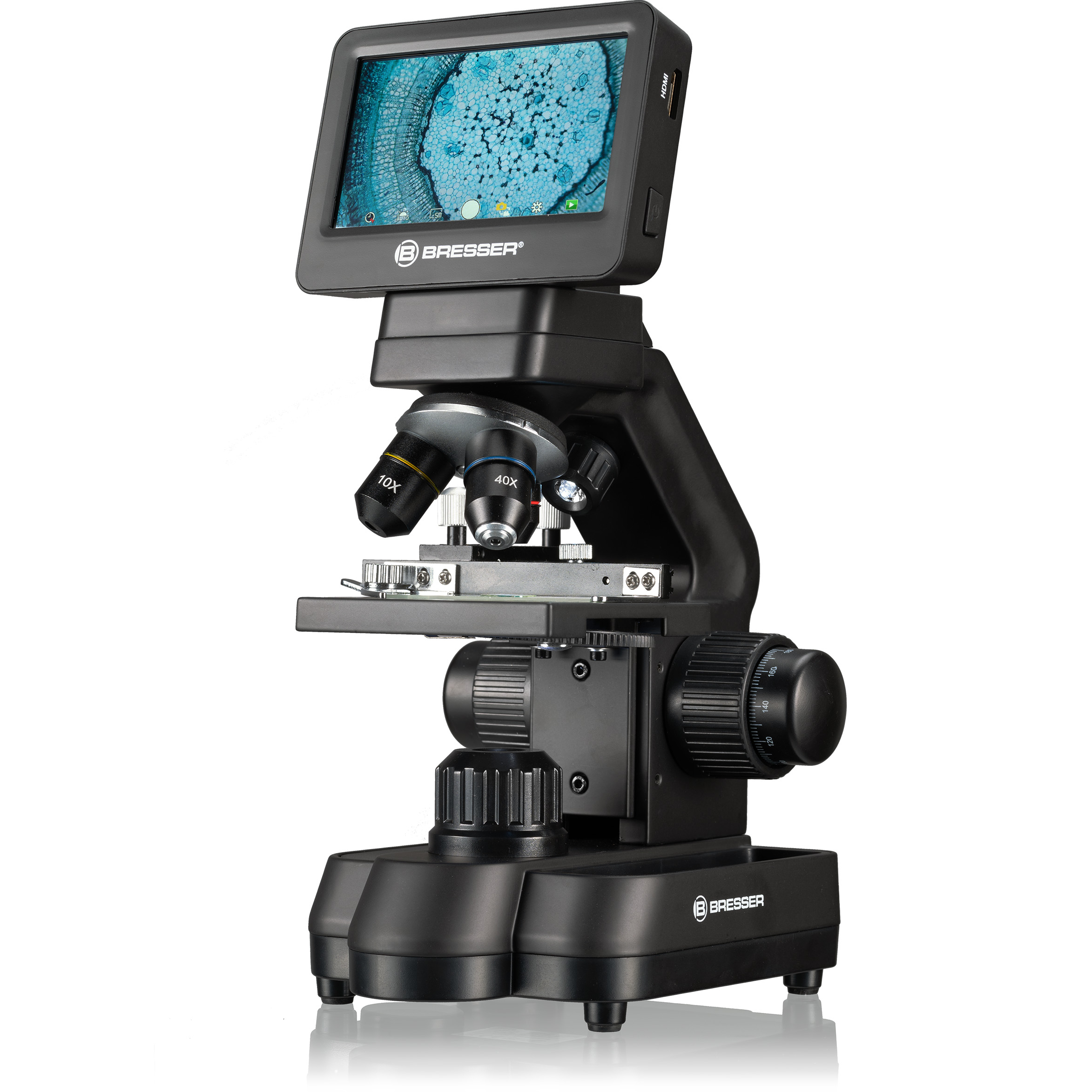 Microscopio BRESSER Biolux Touch 5 MP HDMI para Colegios y Aficionados