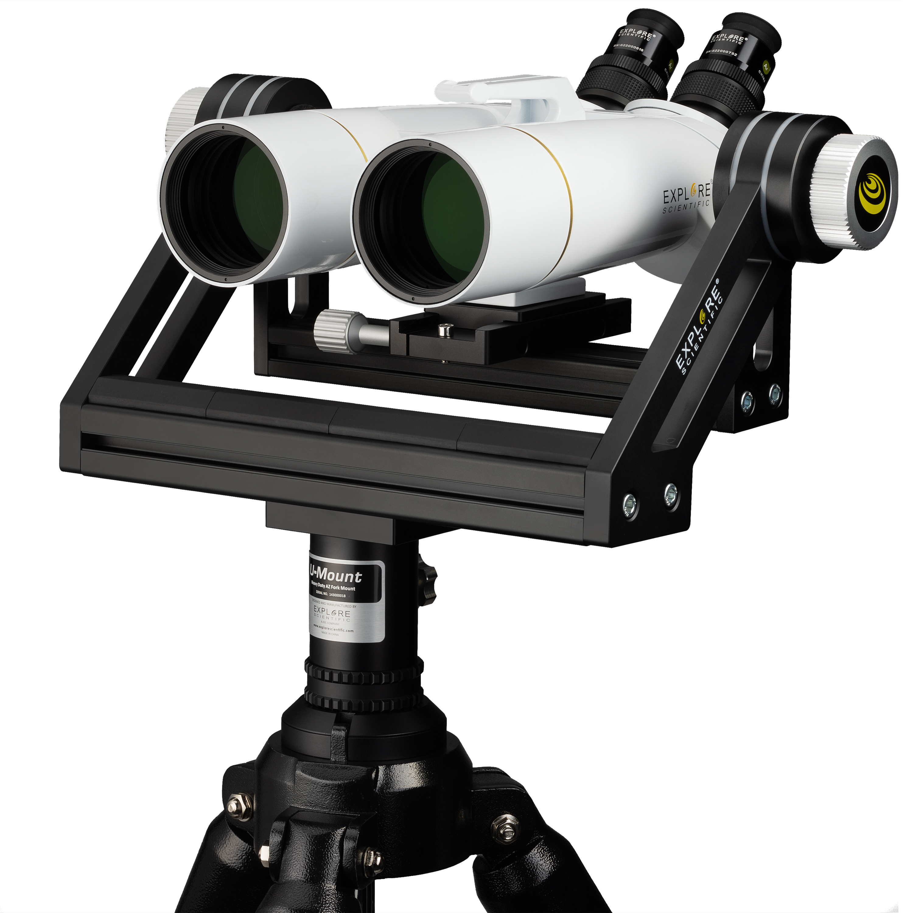EXPLORE SCIENTIFIC BT-70 SF Binocular gigante con oculares de 62° LER 20mm